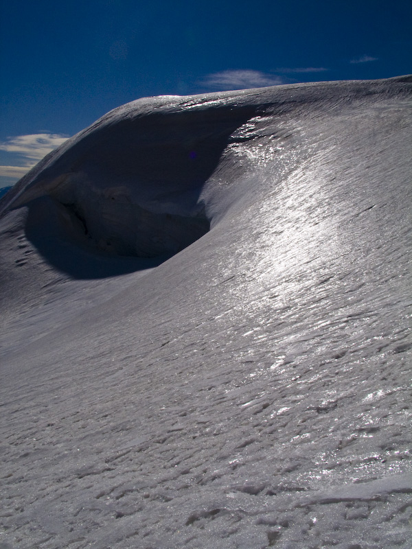 Sunlight On Glacier